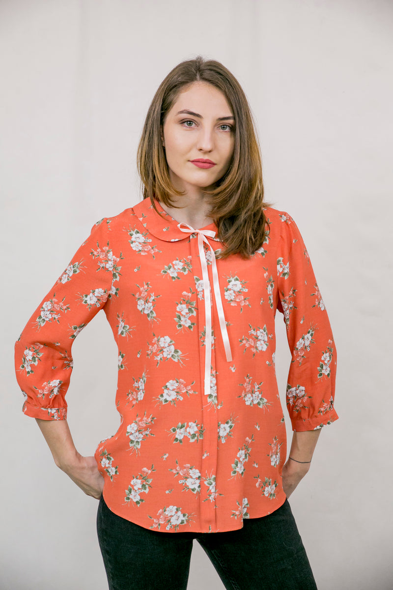 Bluza guler rotund