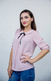 Bluza guler rotund