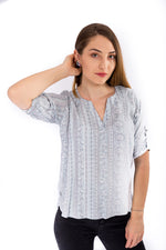 Bluza cu anchior in V