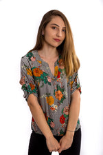 Bluza cu guler in V
