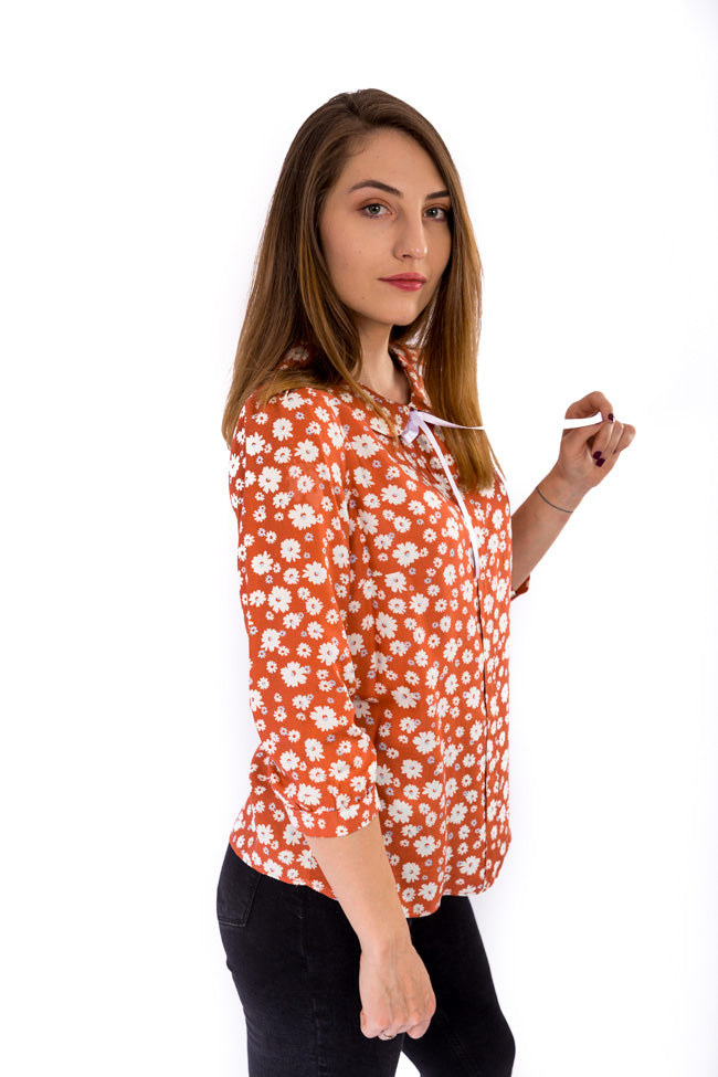 Bluza guler rotund