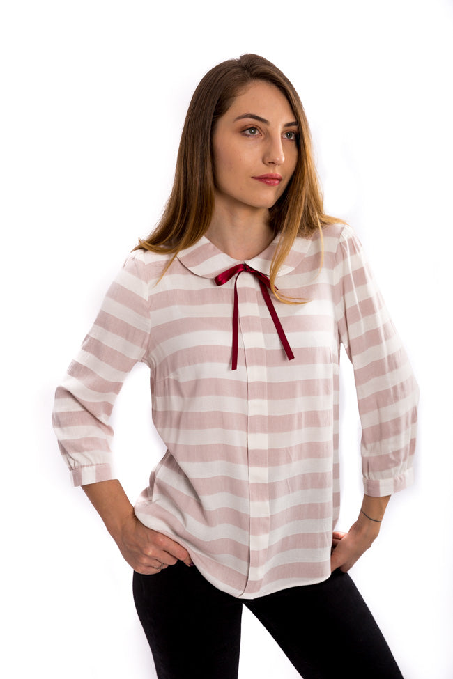 Bluza guler rotund