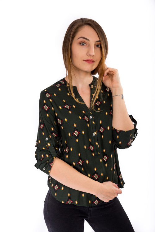 Bluza cu anchior in V