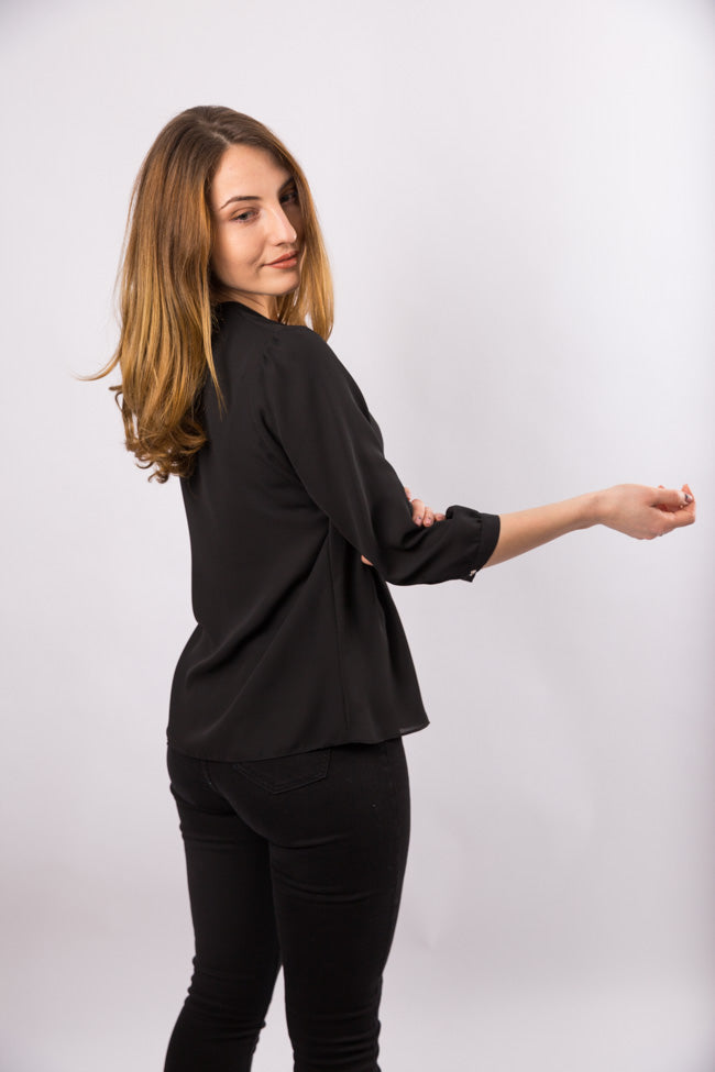 Bluza fenta neagra