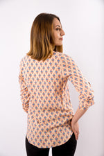 Bluza anchior in V roz piersica